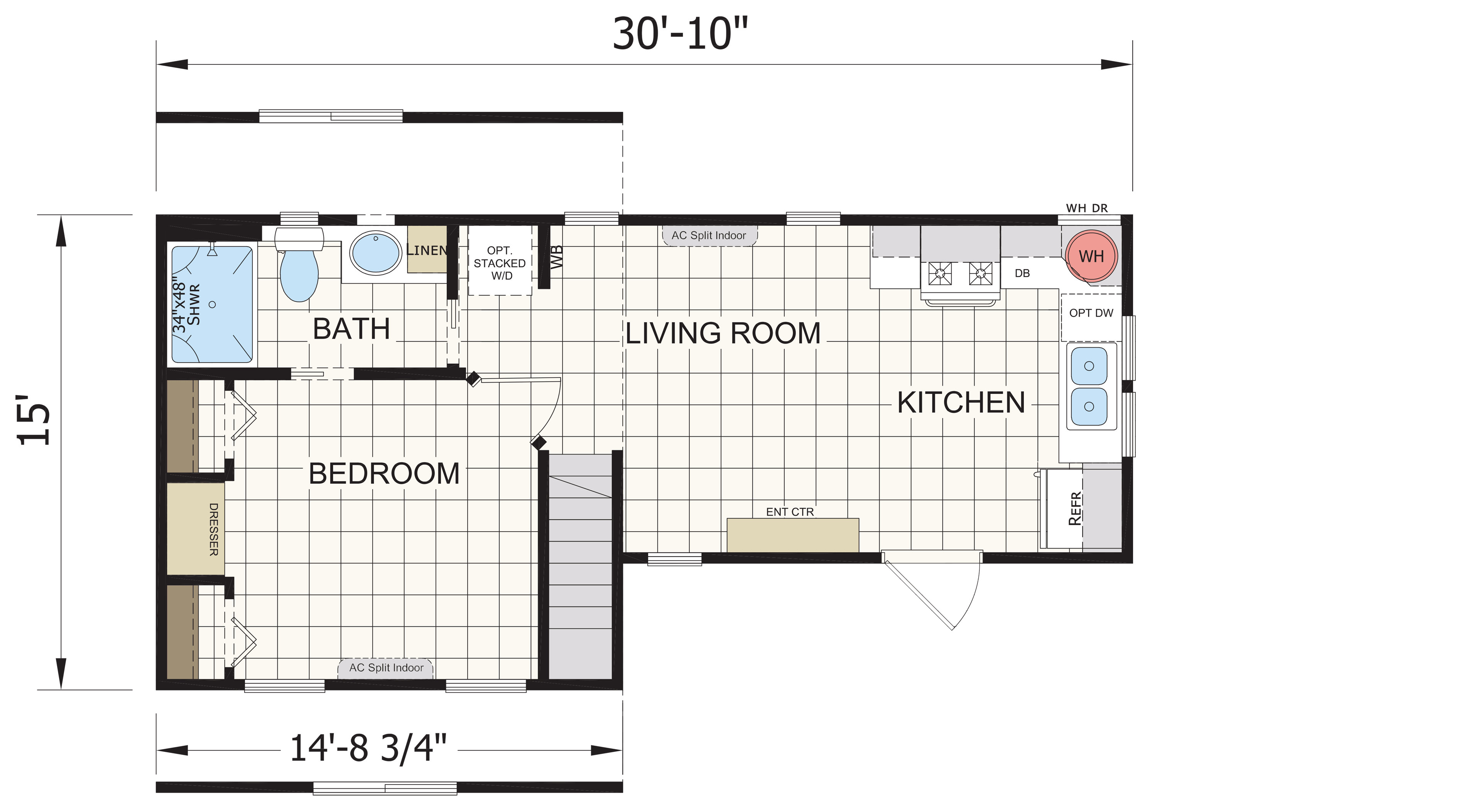 Floor plan for APS 523SL