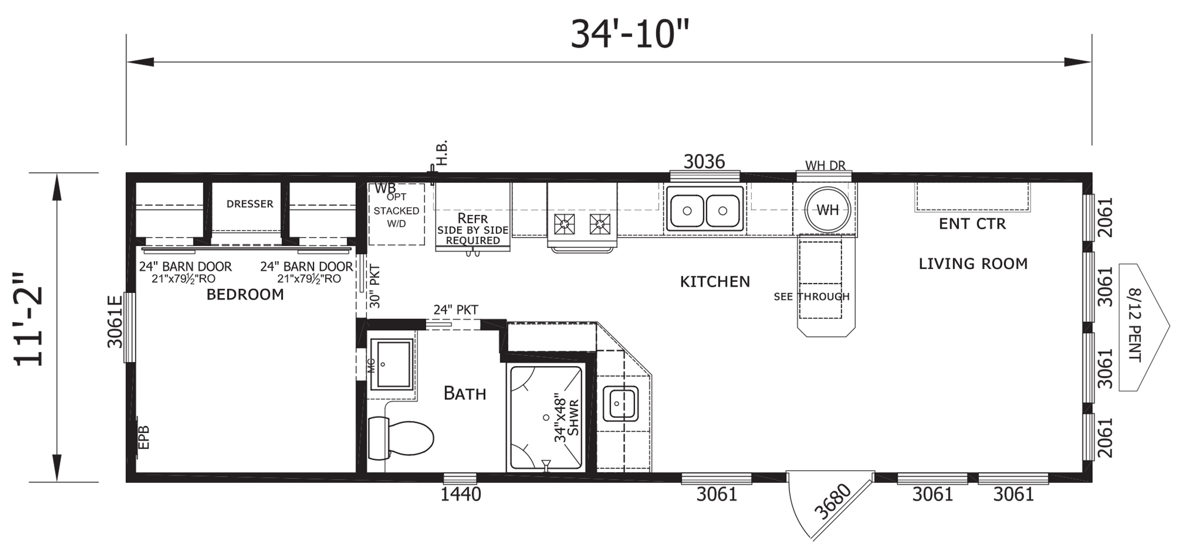 Floor plan for APS 528