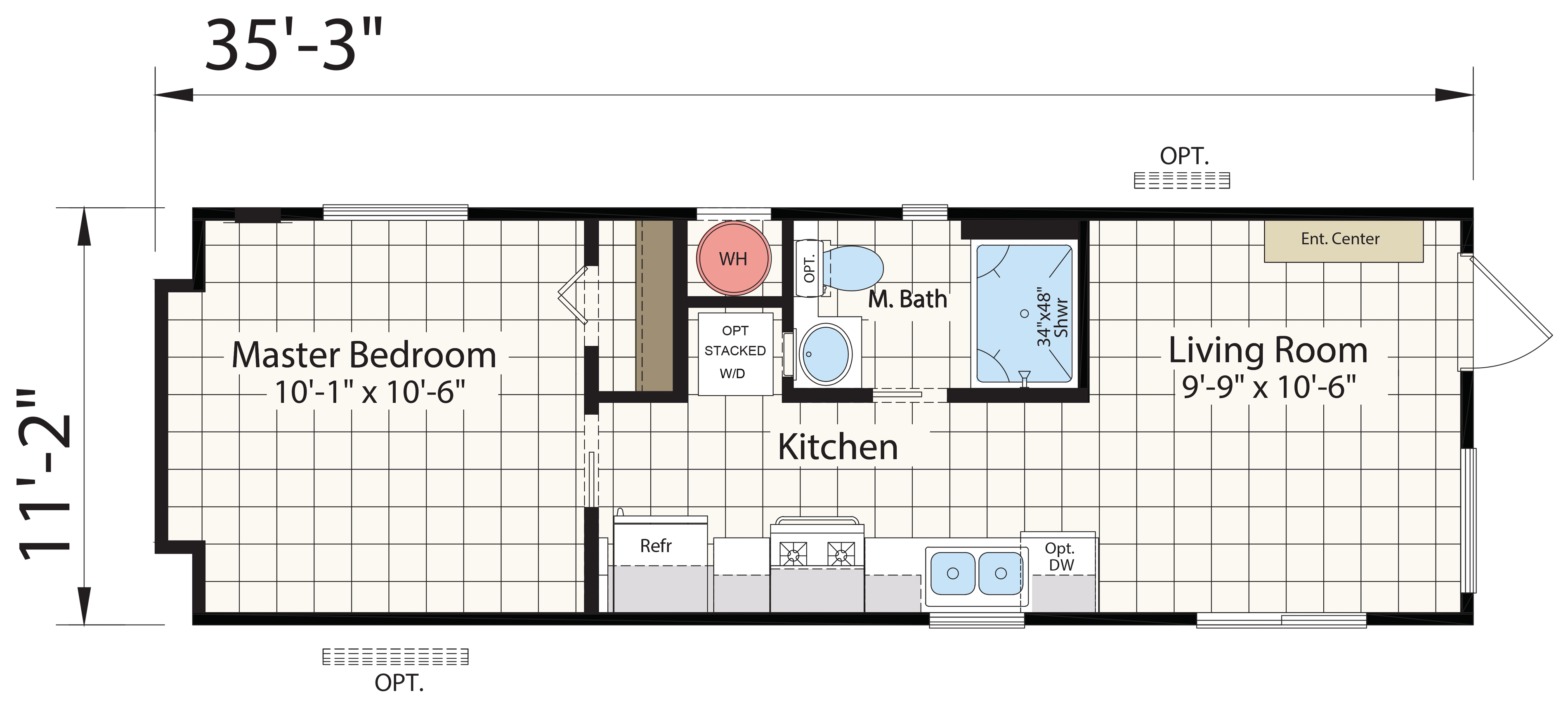 Floor plan for APS 550