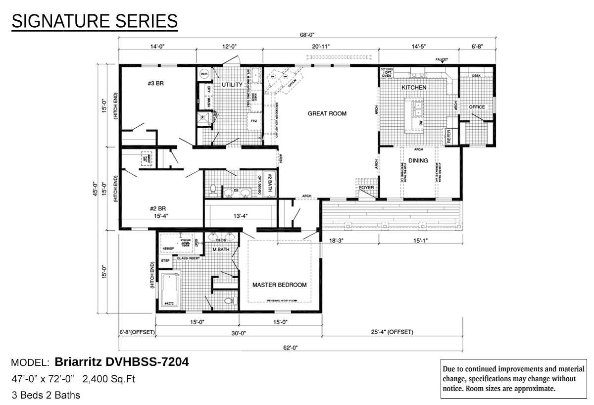 Floor plan for Briarritz 7204
