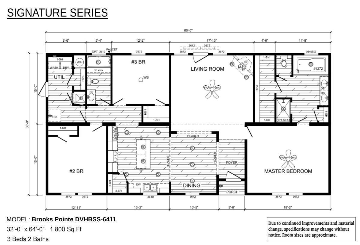 Floor plan for Brooks Pointe