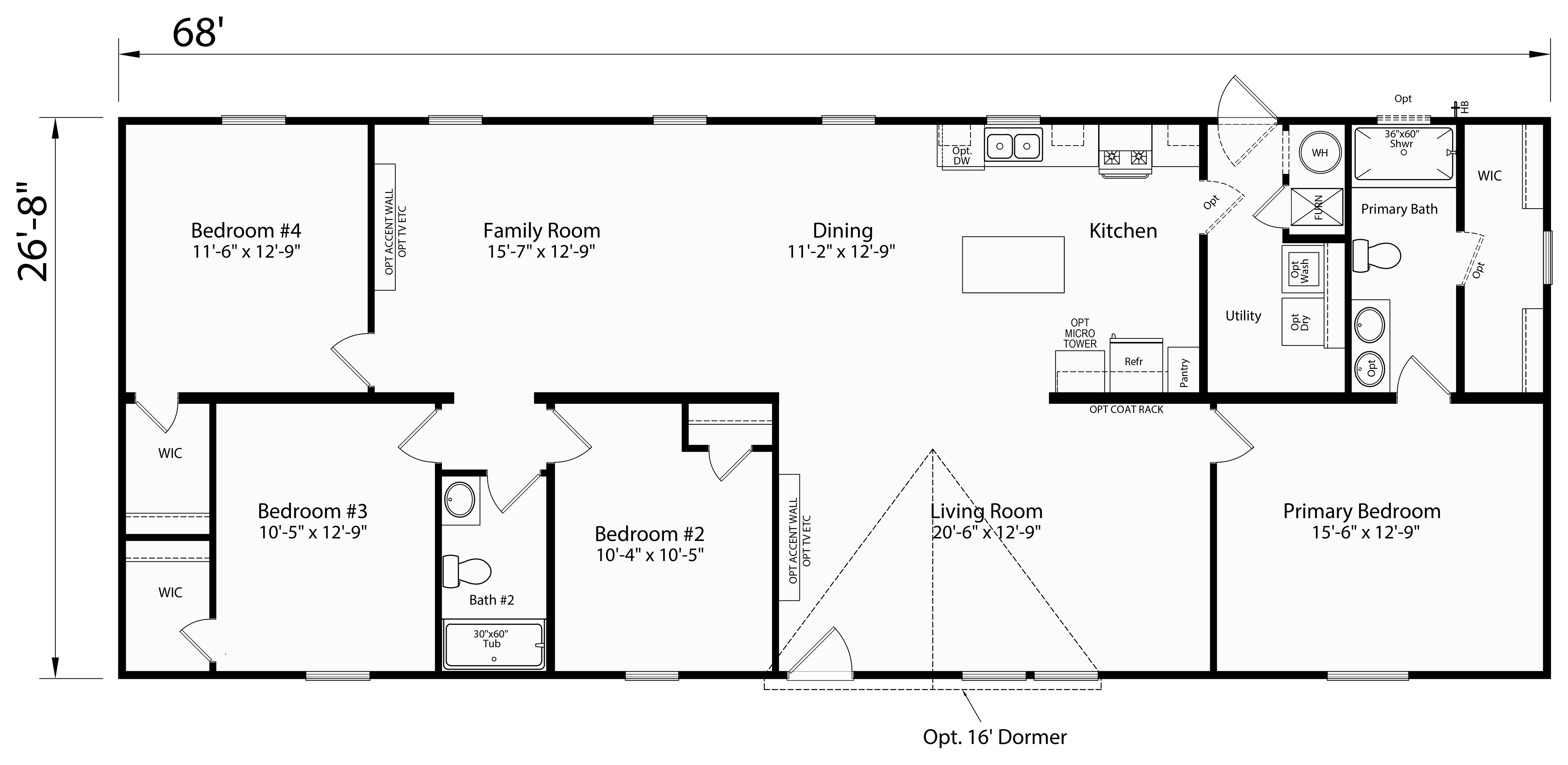 Floor plan for Gateway Preston