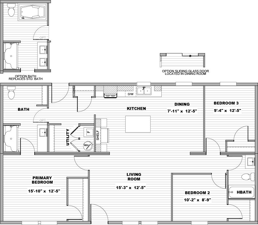 Floor plan for Vista