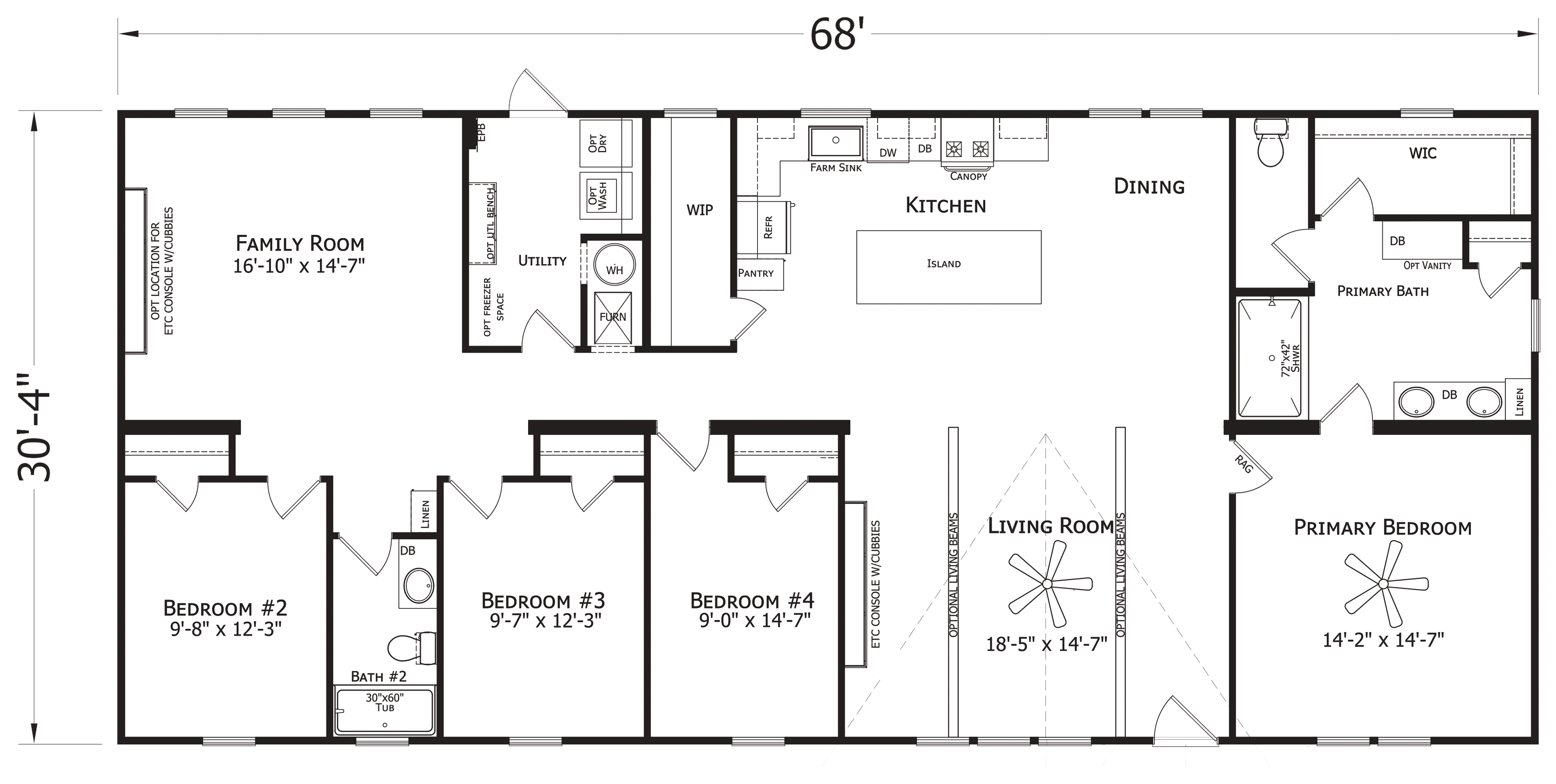 Floor plan for Indigo