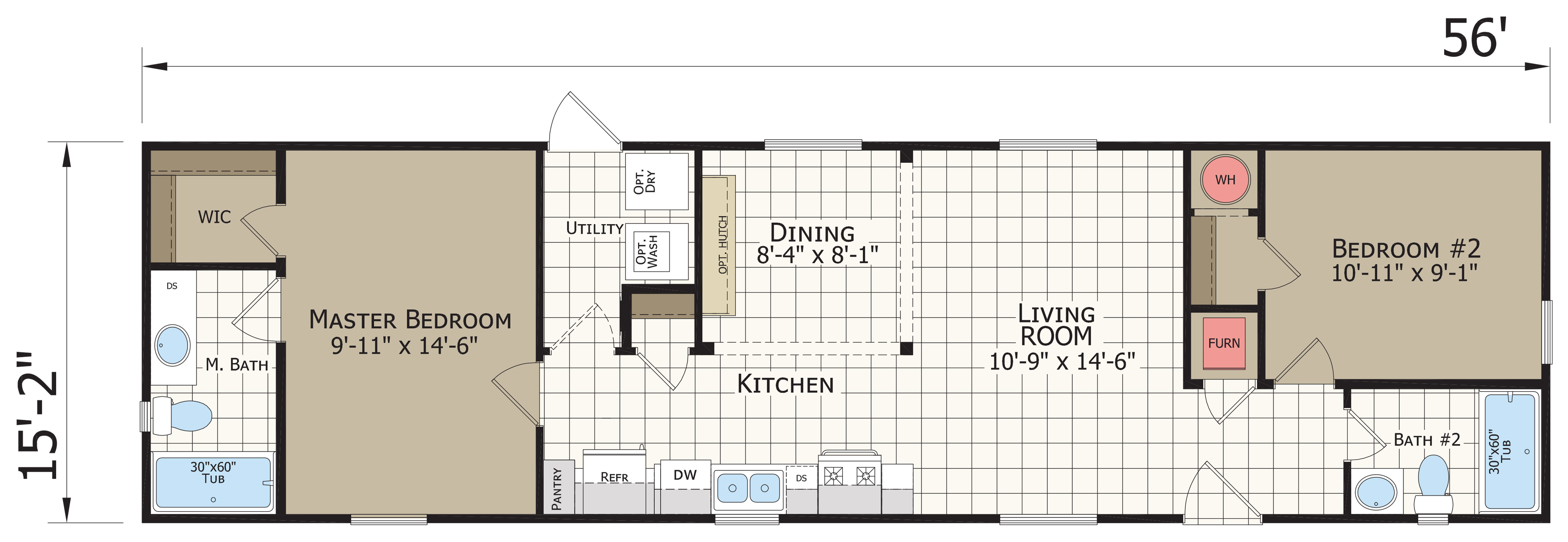 Floor plan for Innovation 1656A