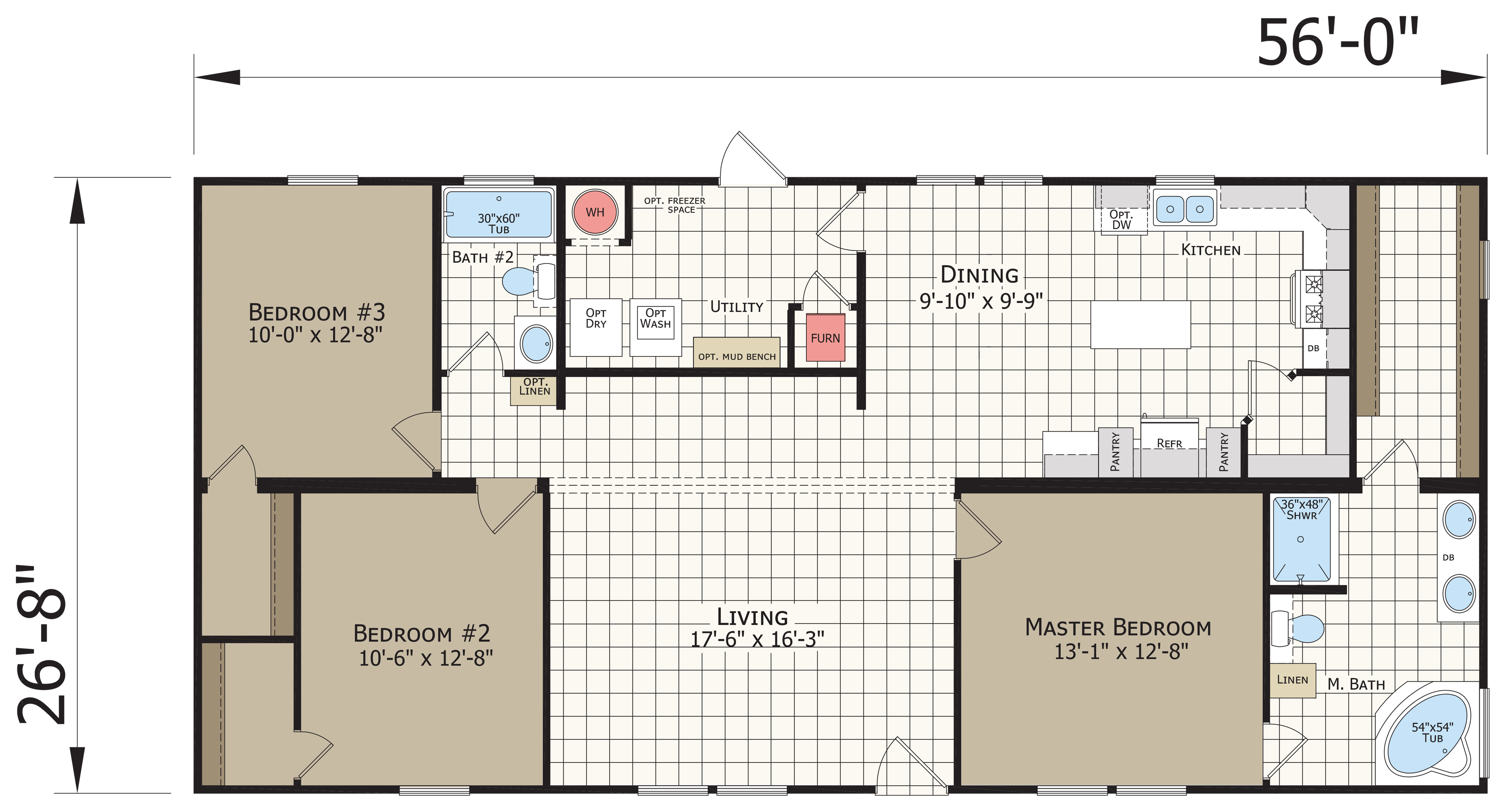 Floor plan for Innovation 2856A