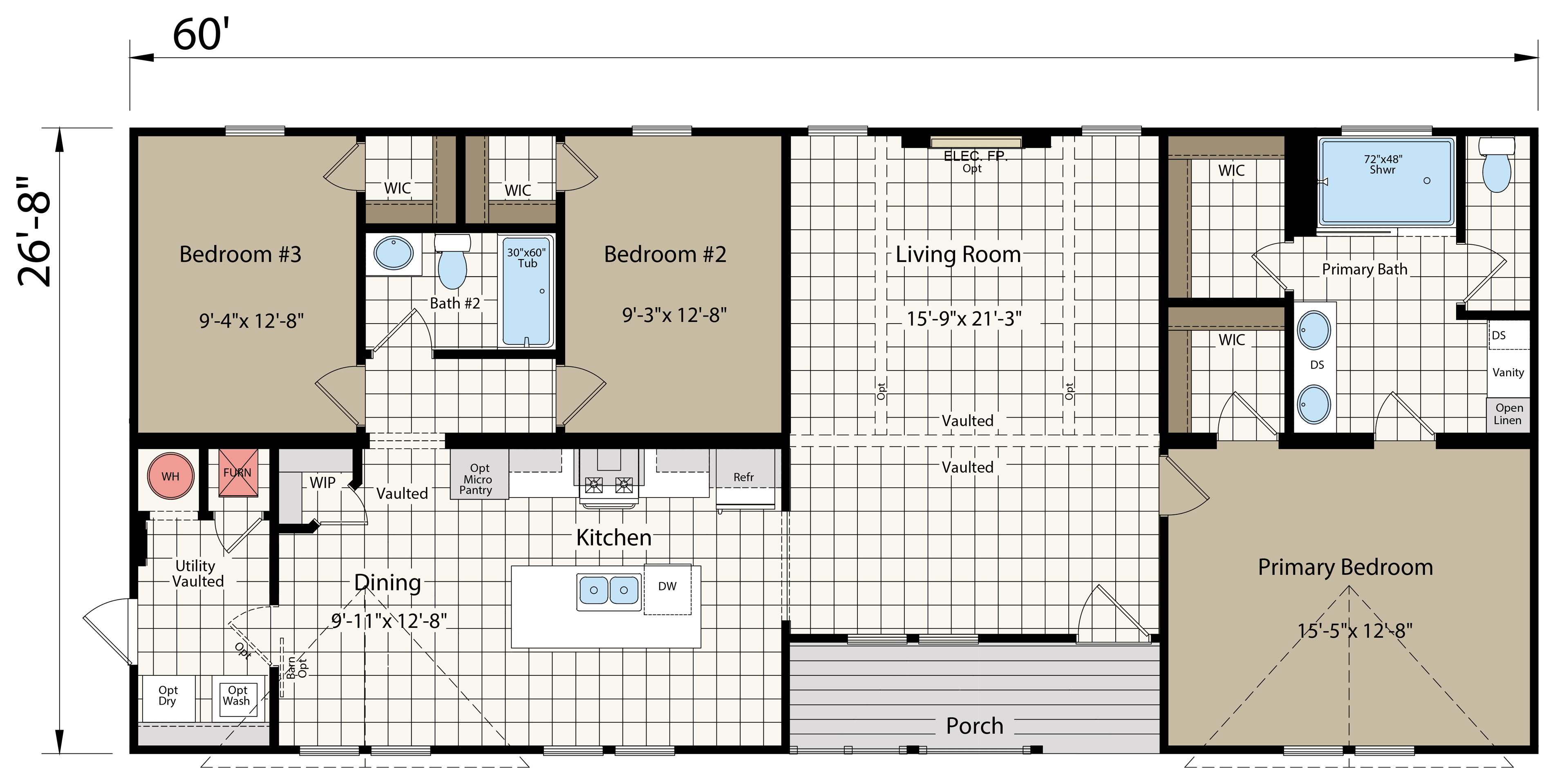 Floor plan for Innovation 2860H