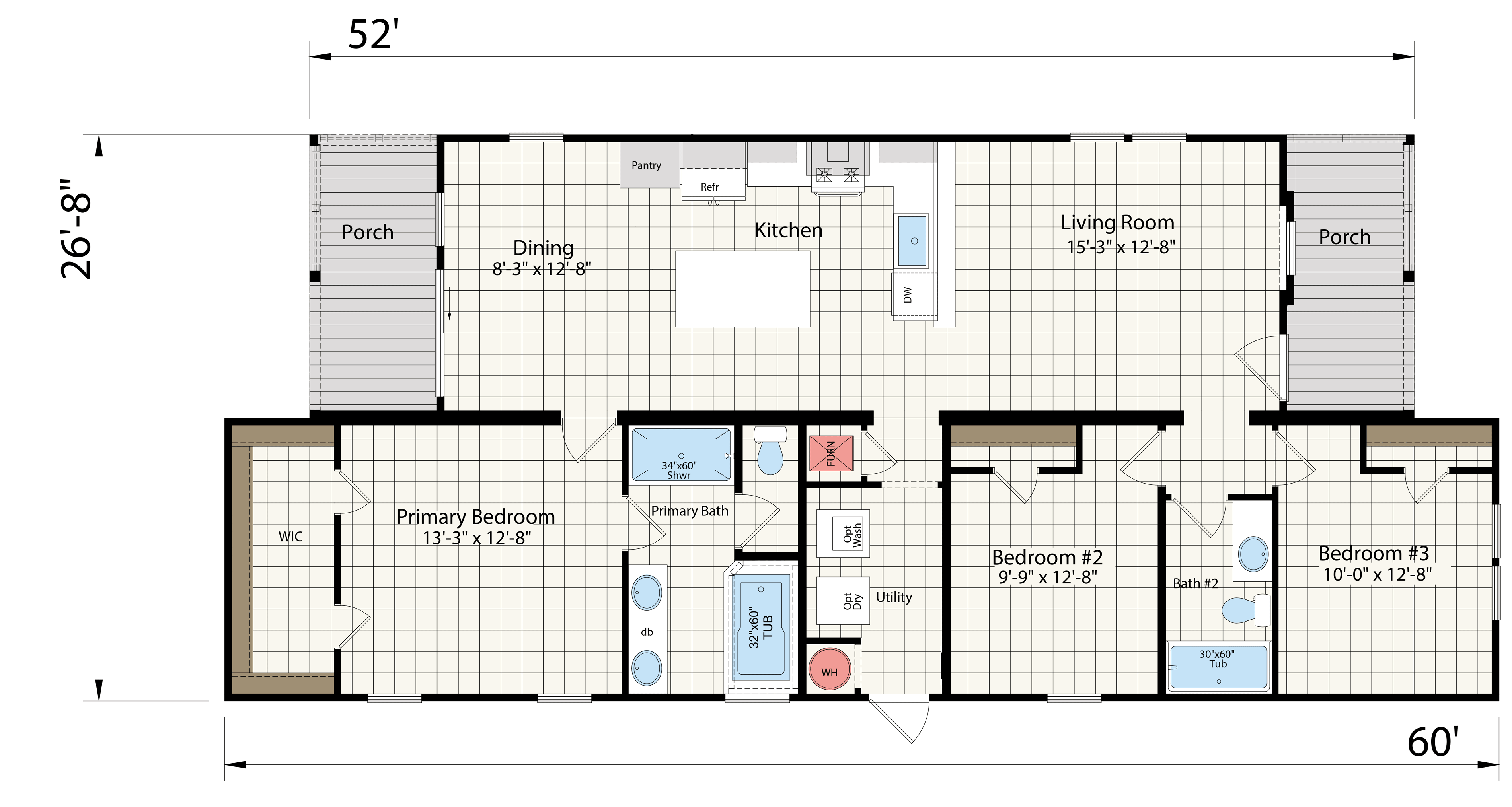 Floor plan for Innovation 2860S