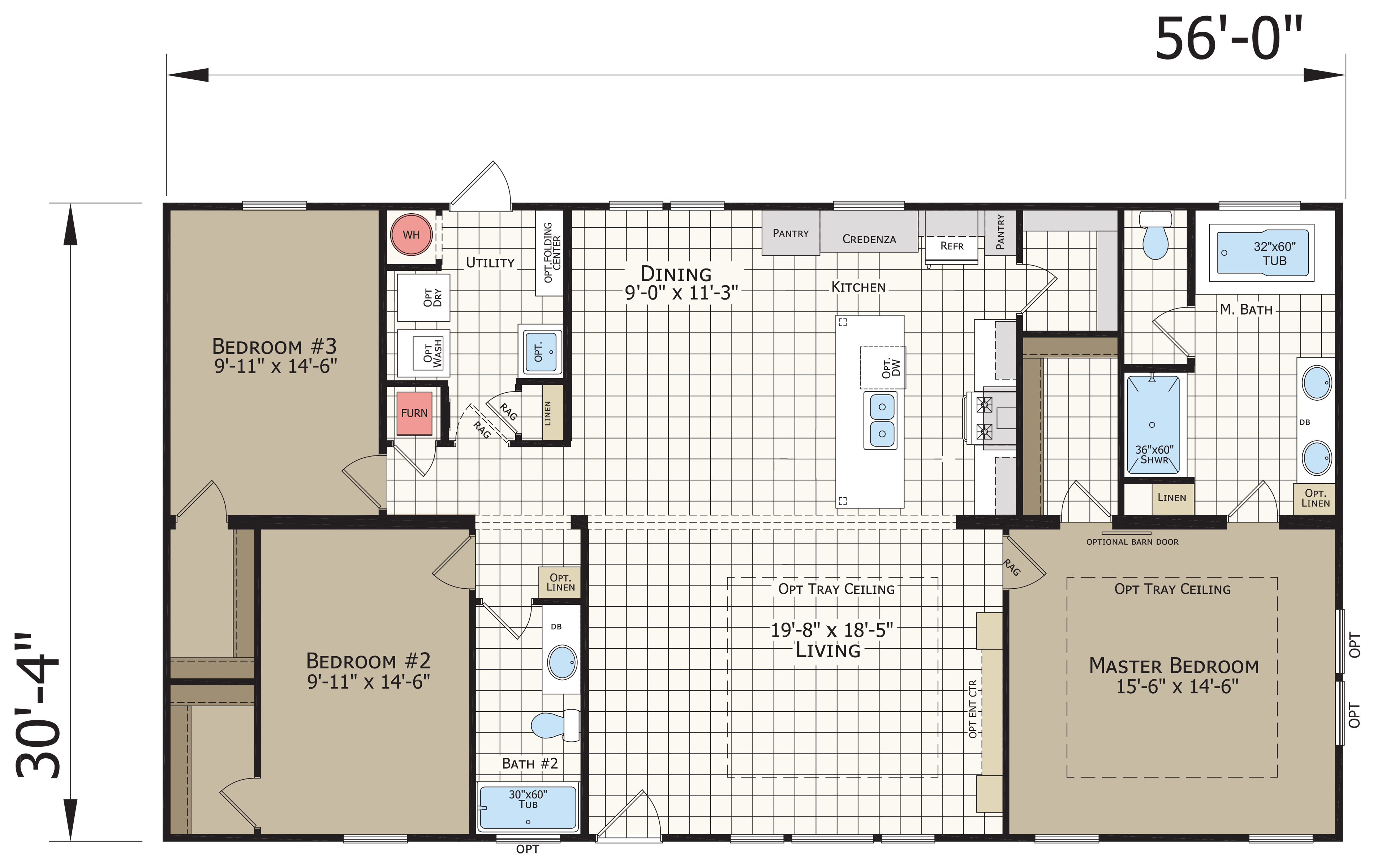 Floor plan for Innovation 3256N