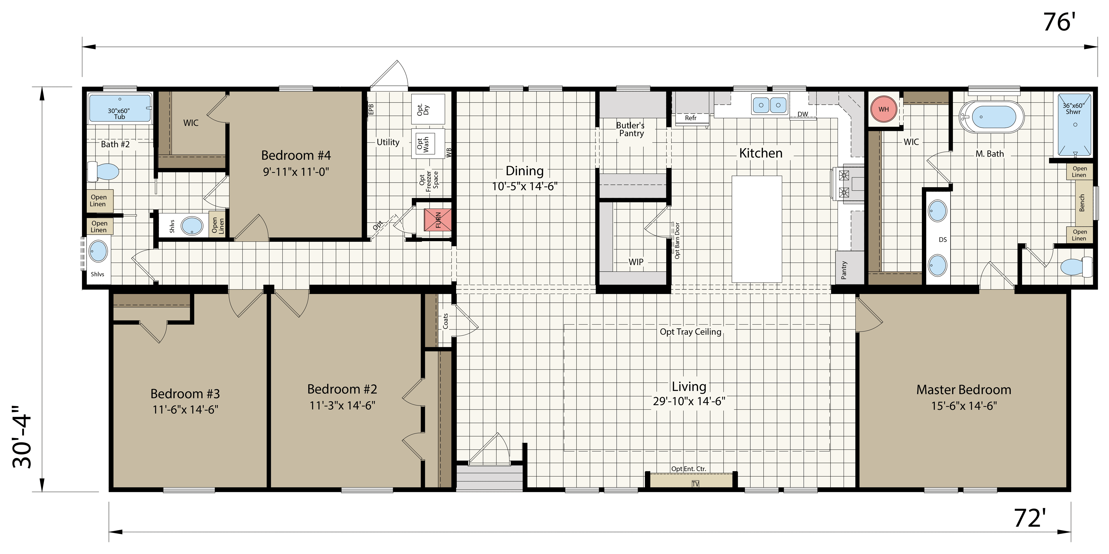 Floor plan for Innovation 3276N