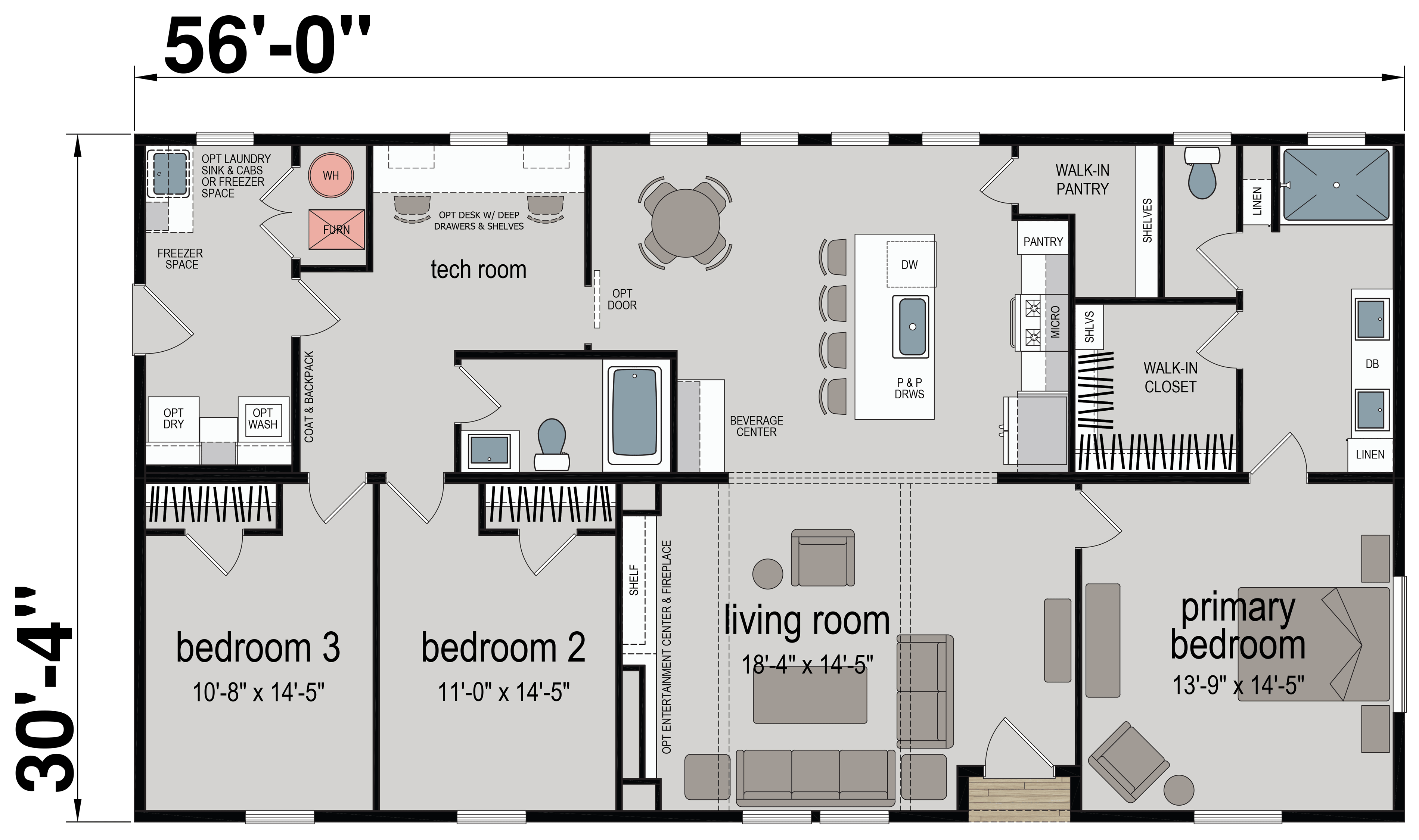 Floor plan for Kritzer 100