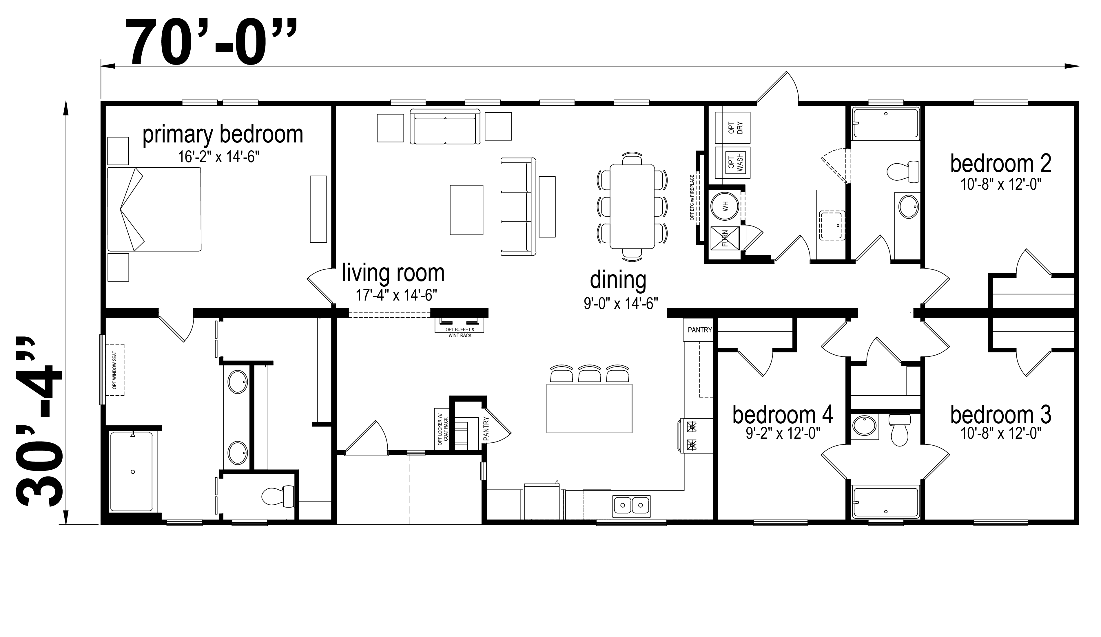 Floor plan for Manning