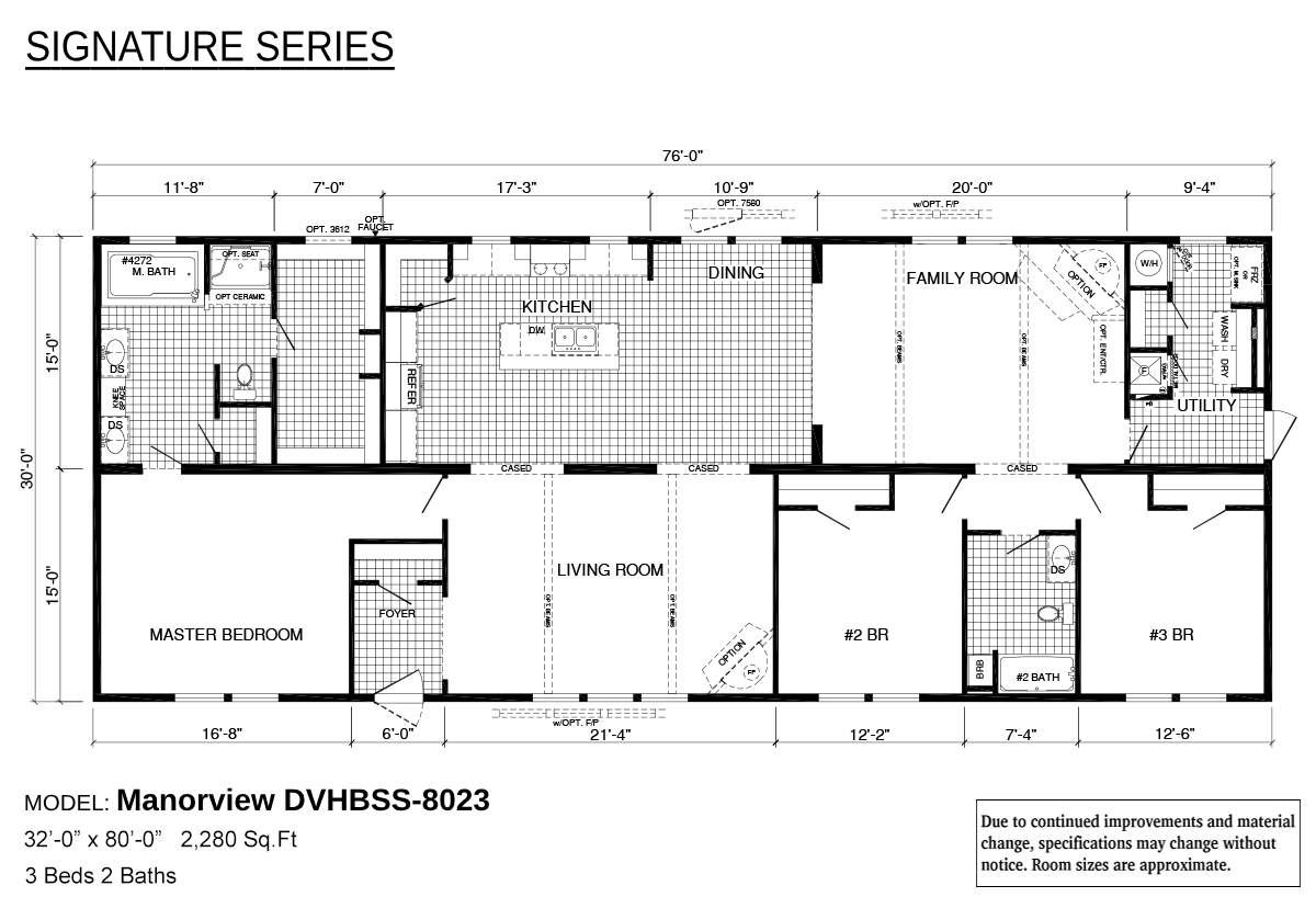 Floor plan for Manorview