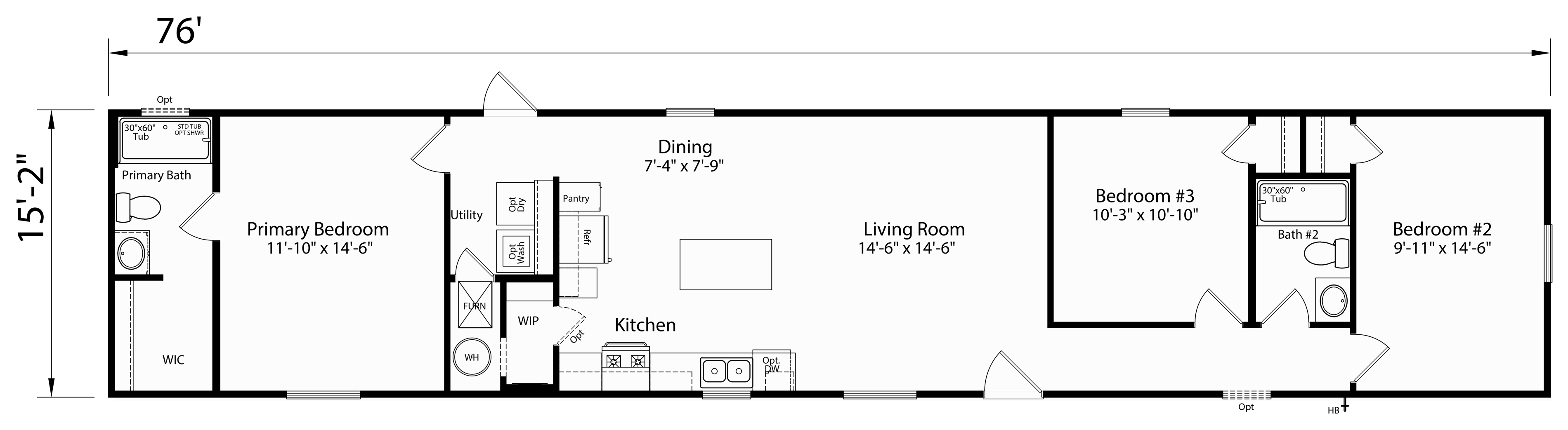 Floor plan for Prime Monte 135