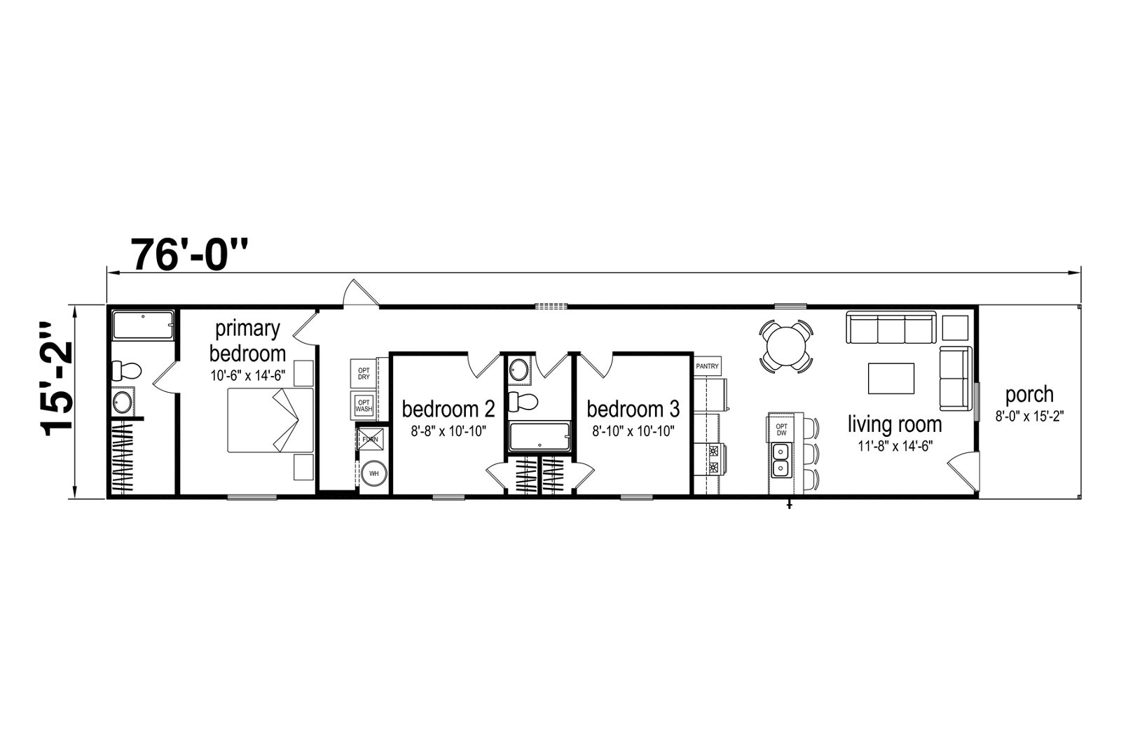 Floor plan for Prime Rowan 135