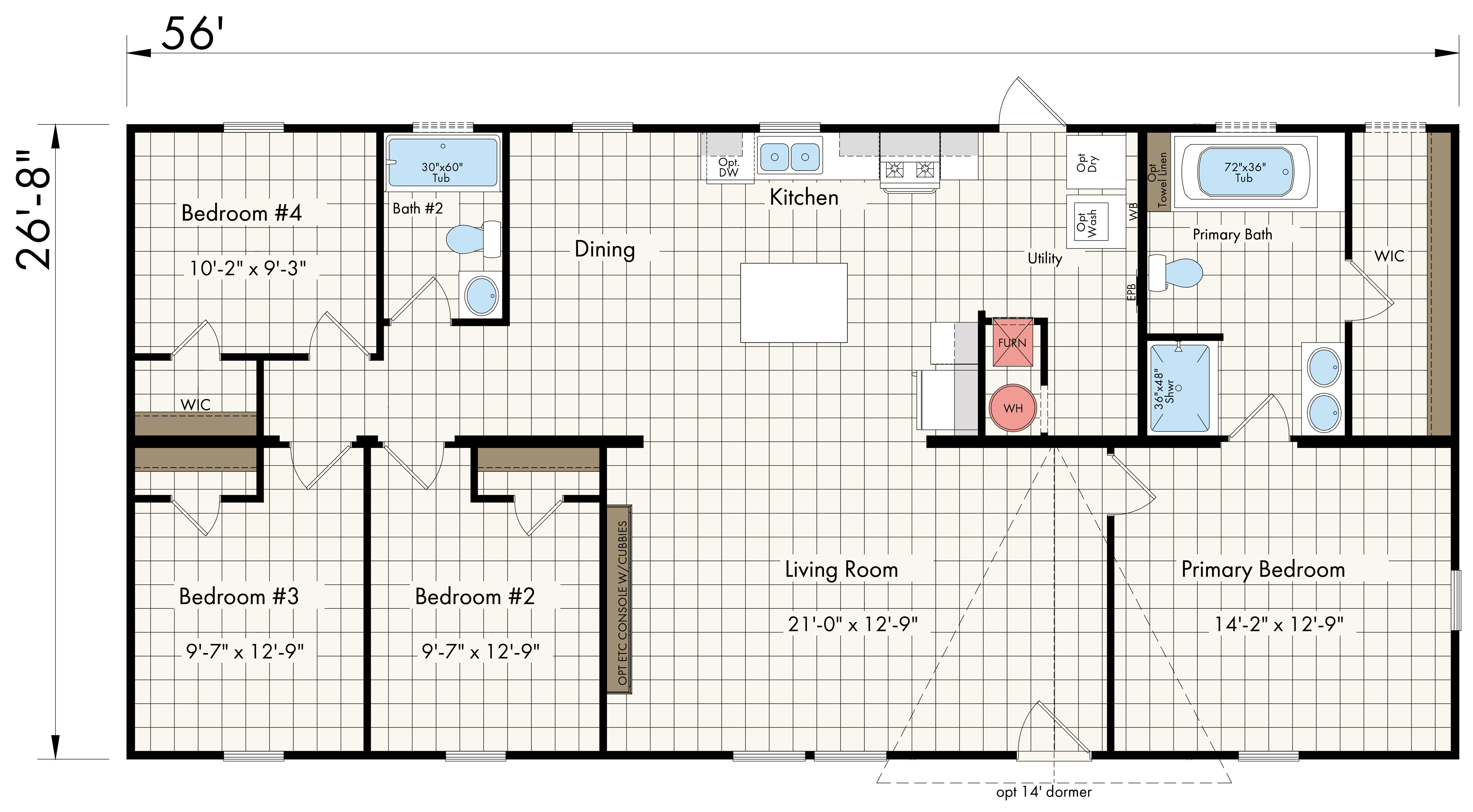 Floor plan for RM2856B