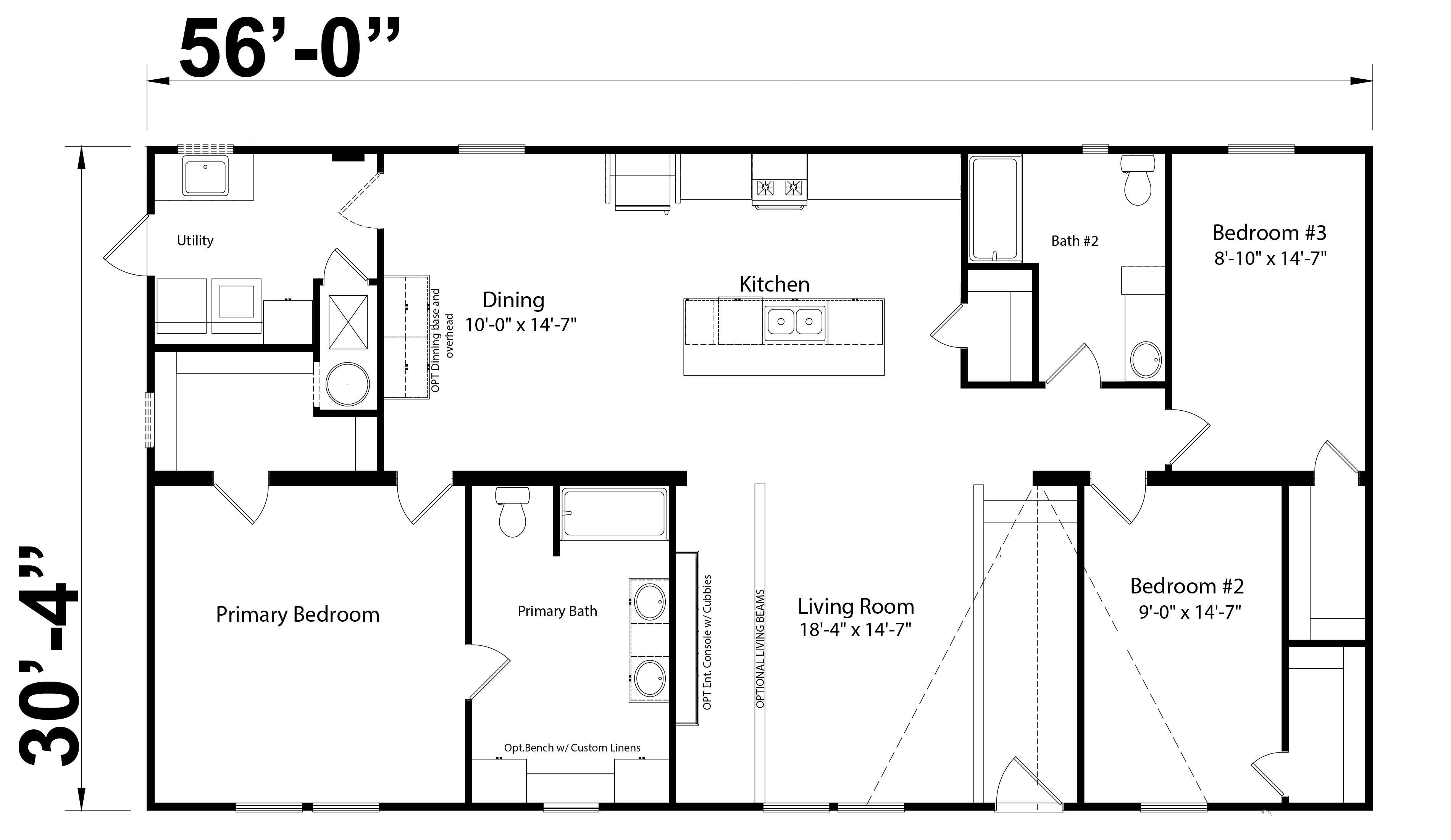 Floor plan for RM3256B