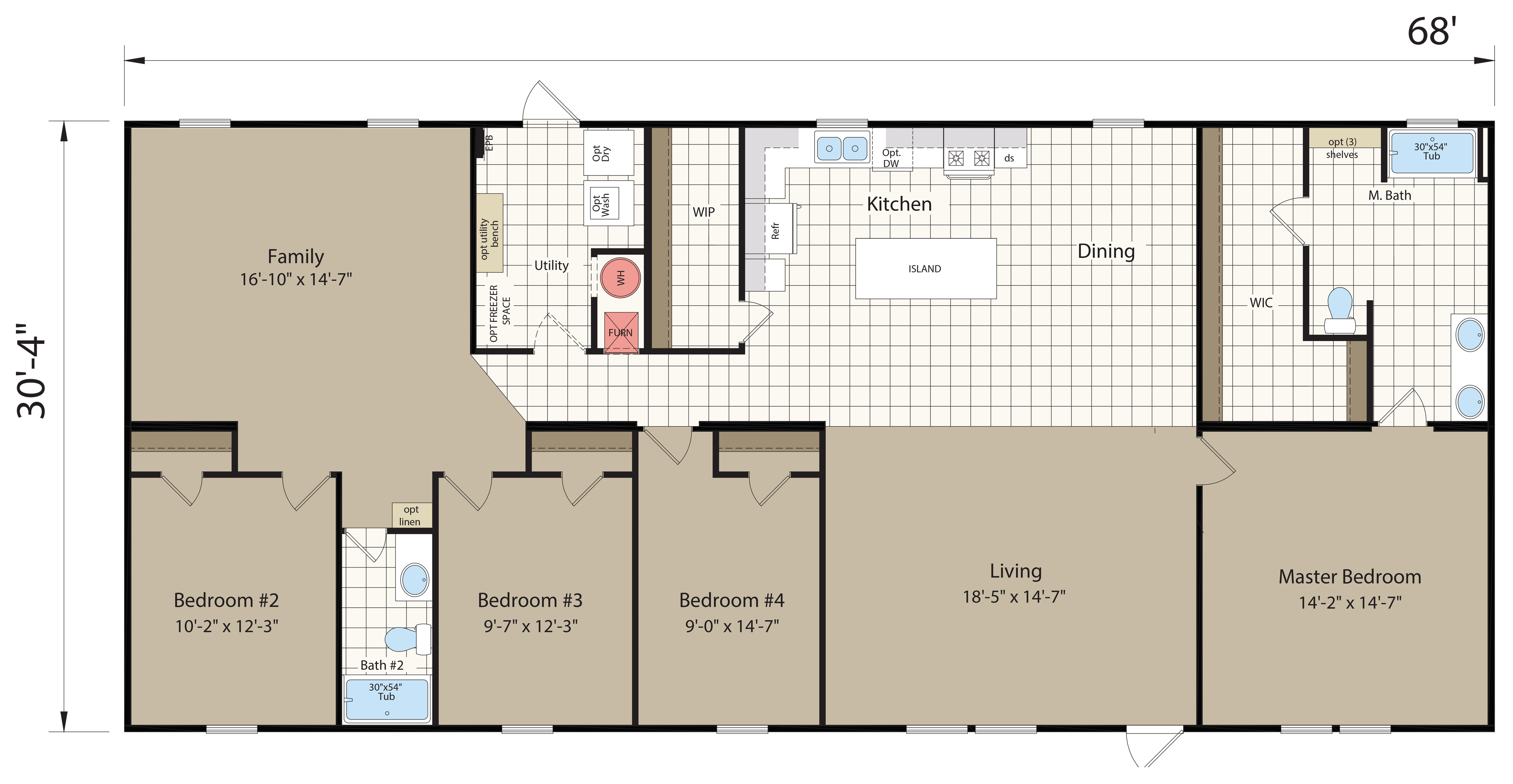 Floor plan for RM3268A