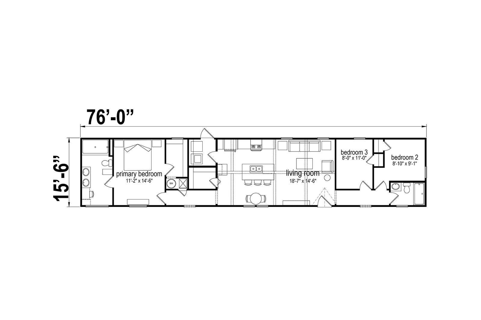 Floor plan for The Abita