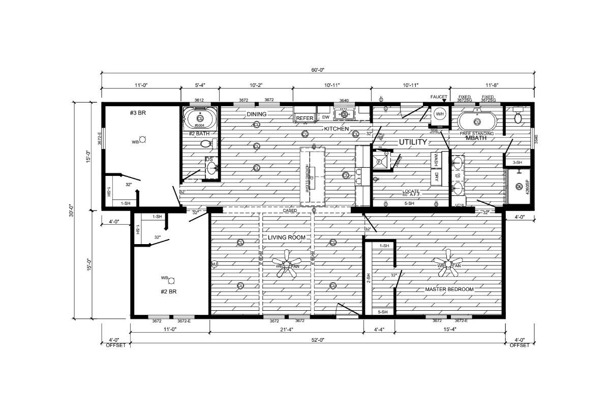 Floor plan for The Country Cottage