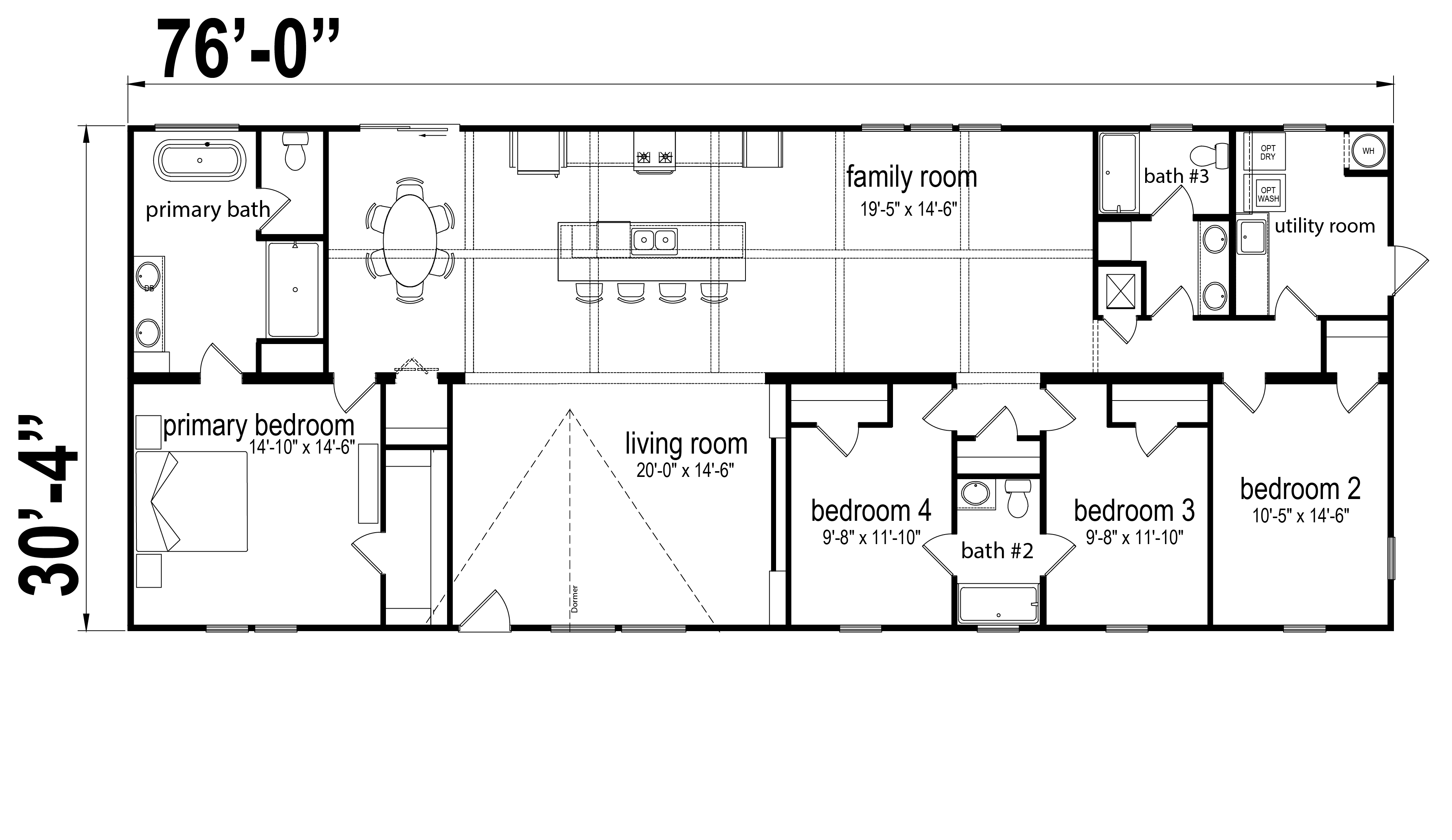 Floor plan for The Drago