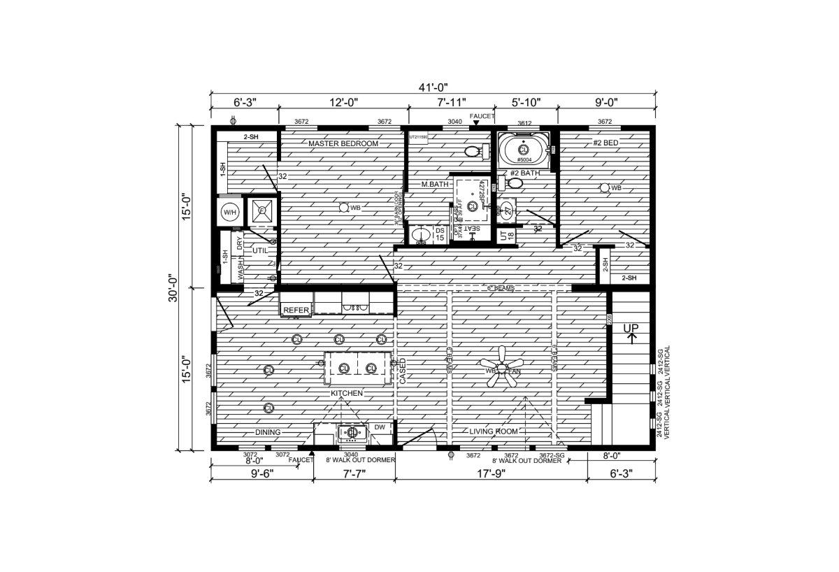 Floor plan for The Haven 2 Story