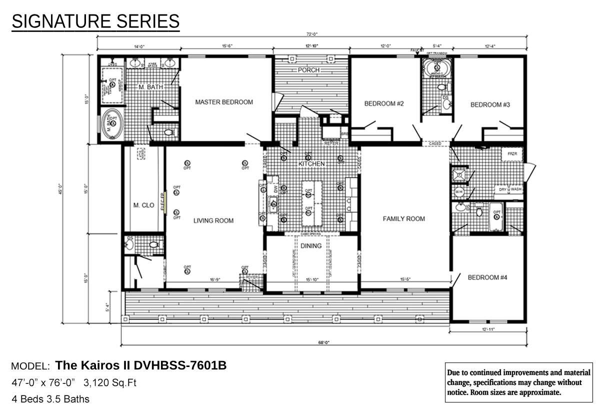 Floor plan for The Kairos II