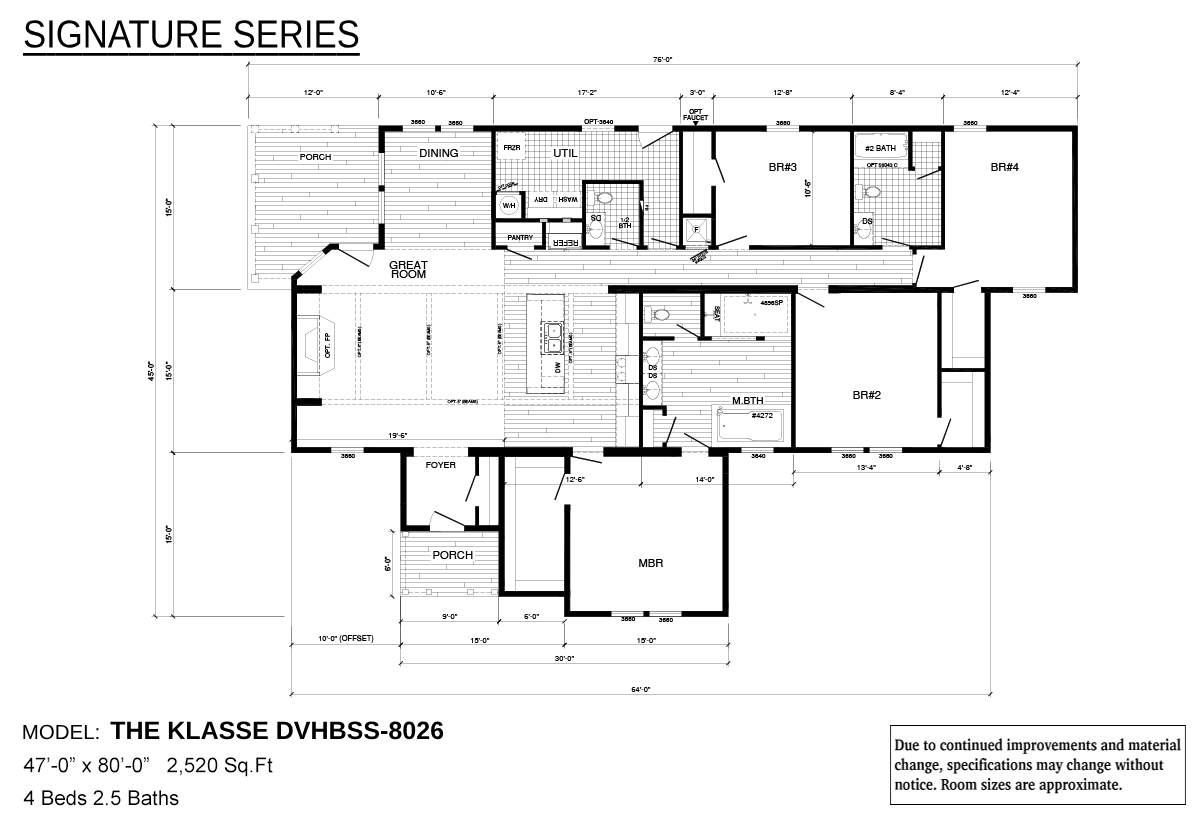 Floor plan for The Klasse