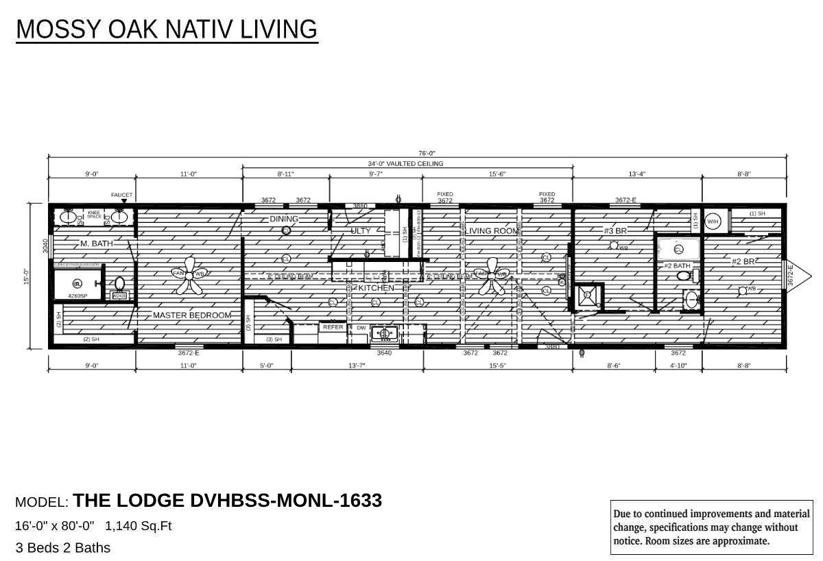 Floor plan for The Lodge