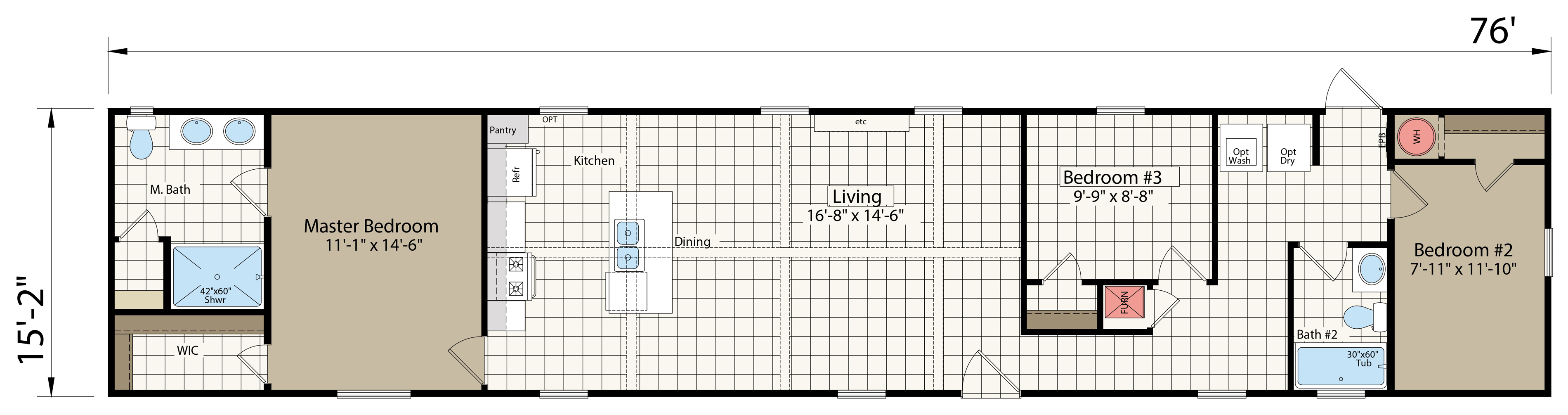 Floor plan for The Loyola by Champion