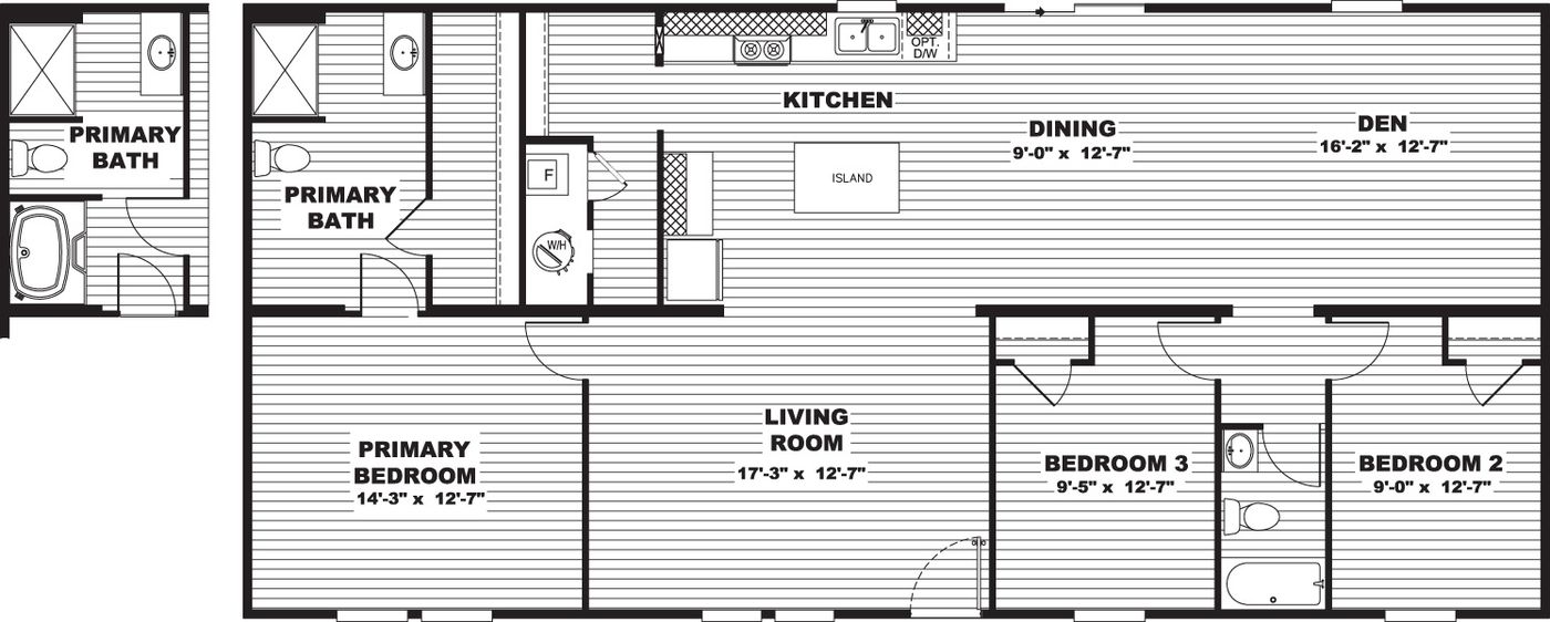 Floor plan for Cedar