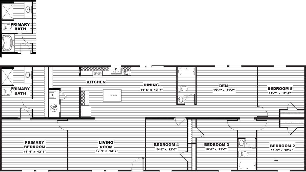 Floor plan for Redwood